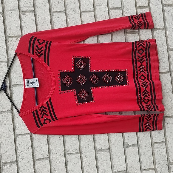 Red & Black Top - Picture 7 of 10